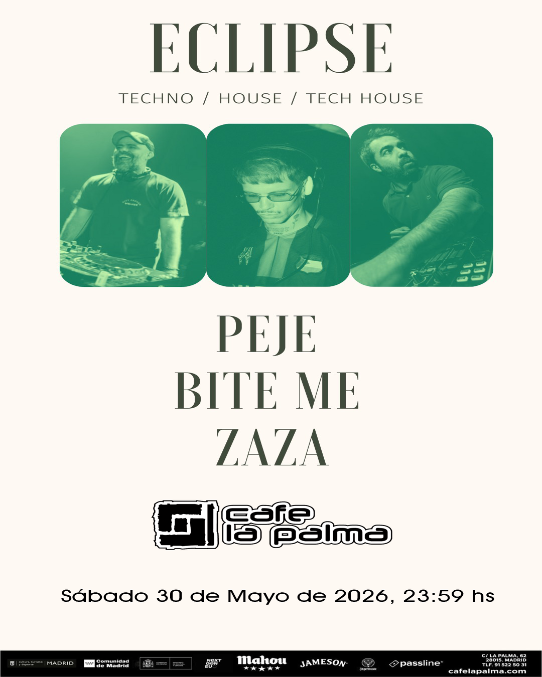 ECLIPSE: ZAZA + PEJE + BITE ME